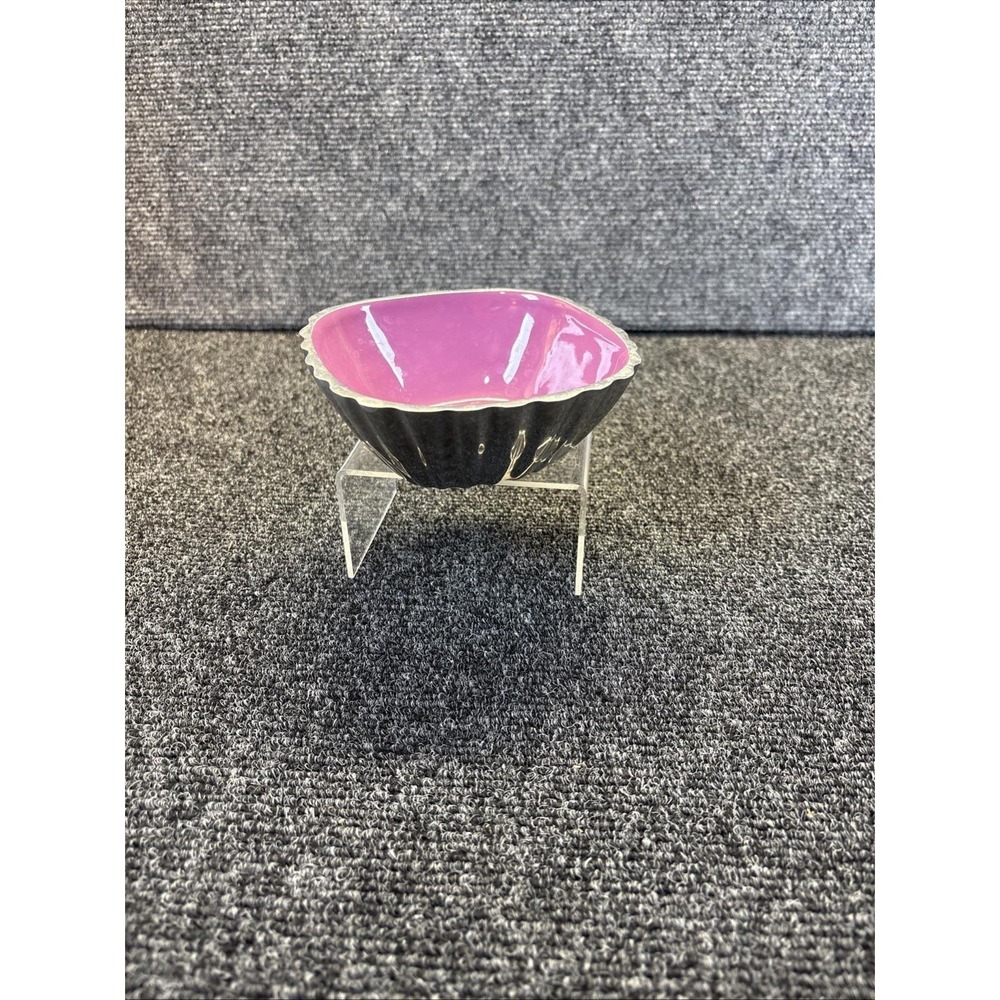Towle Silver Fluted Violet Purple Bowl Candy Dish~2"H x 5"W‎